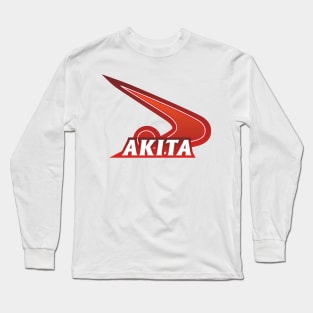 Akita Japanese Japanese Symbol Long Sleeve T-Shirt